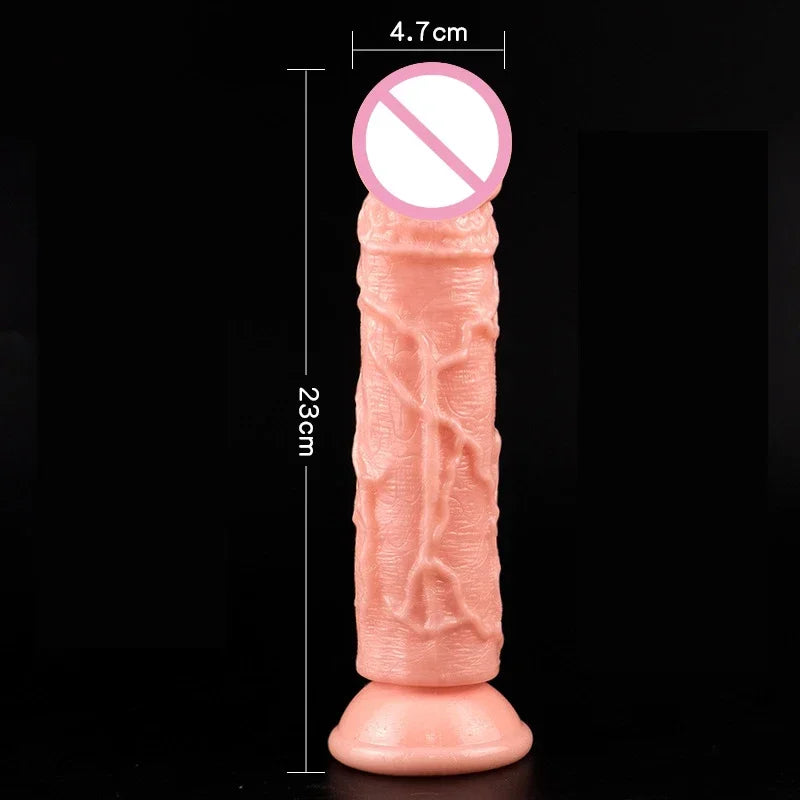 Realistic Dildo Skin Feeling suction cup