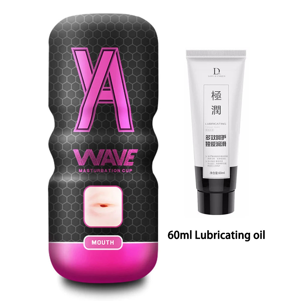 WAVE Realistic Male Masturbation Cup