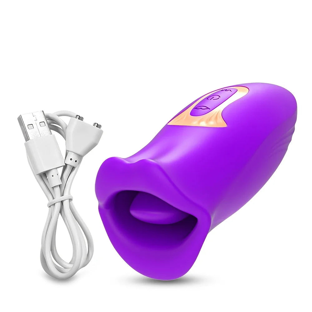 4in1 Mouth Sucking Vibrator 10 Tongue Licking Modes
