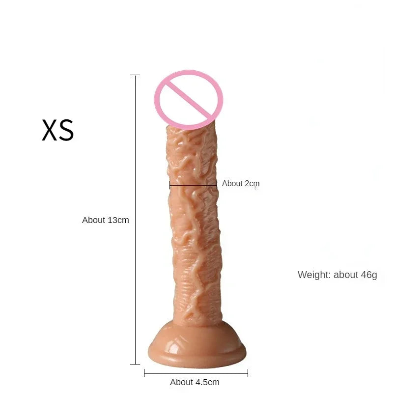 Mini Simulation Dildo with Suction Cup