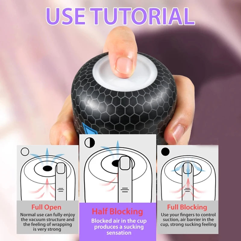WAVE Realistic Male Masturbation Cup