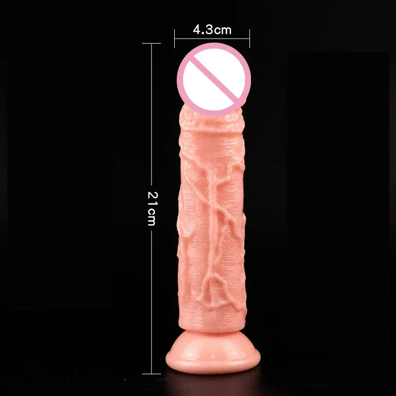Realistic Dildo Skin Feeling suction cup
