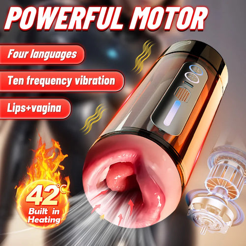Automatic Male Masturbator Cup and Glans Trainer