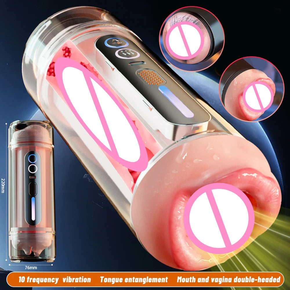 Automatic Male Masturbator Cup and Glans Trainer