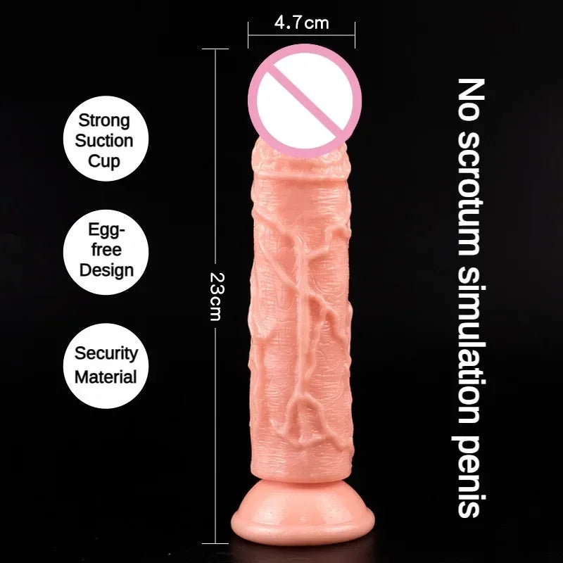 Realistic Dildo Skin Feeling suction cup