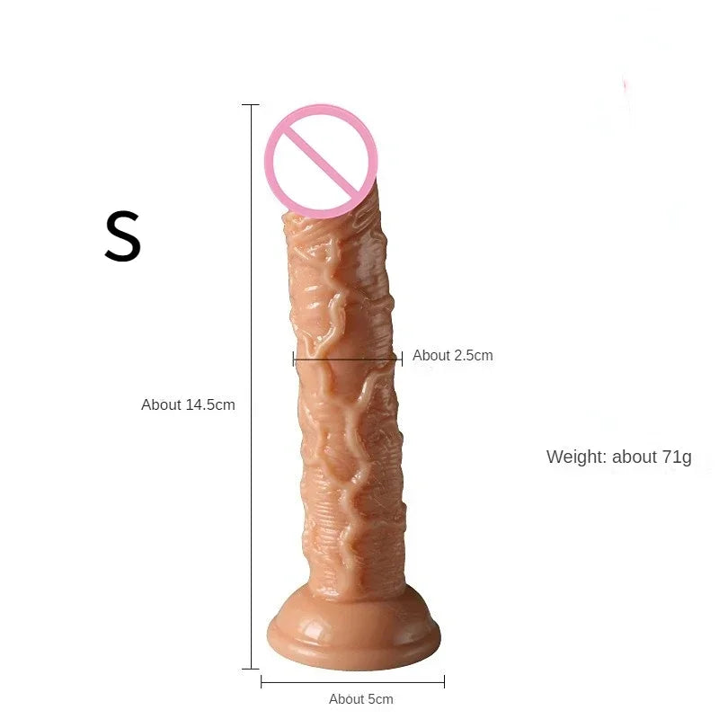 Mini Simulation Dildo with Suction Cup