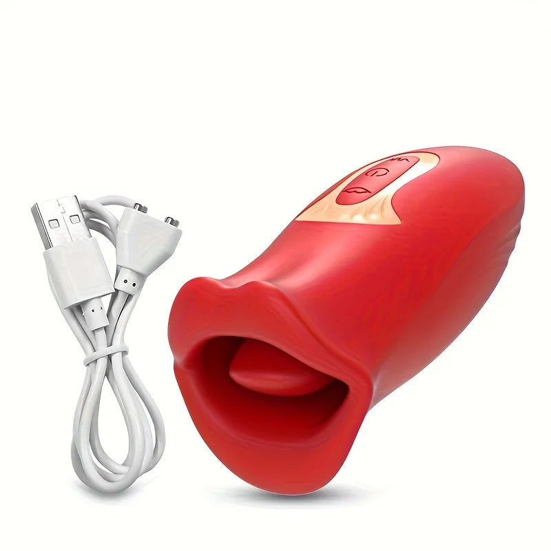 4in1 Mouth Sucking Vibrator 10 Tongue Licking Modes